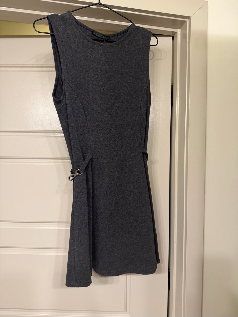 Zara  Sleeveless Mini Dress with Side Buckle